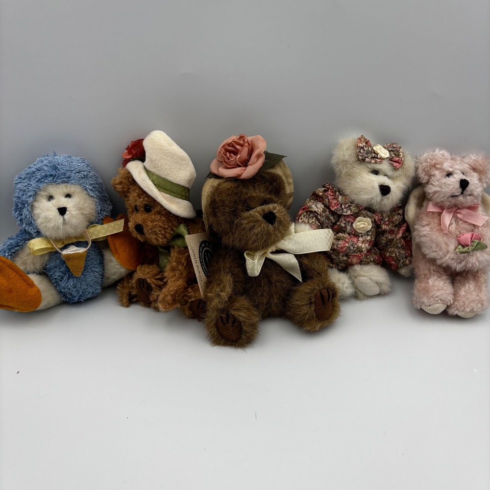 5 Mini Boyds Bears & Friends Archive Collection Plush Lot Lynette Carmella